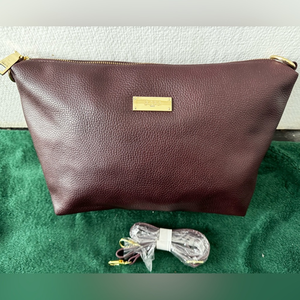 BCBG Paris Deep Purple Shoulder Bag